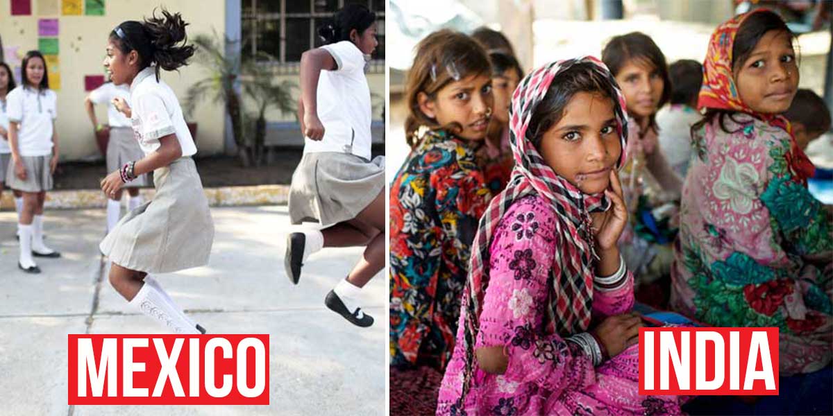 50 Hermosas Fotos De Ninas Yendo A La Escuela Alrededor Del Mundo Belleza Absoluta Upsocl