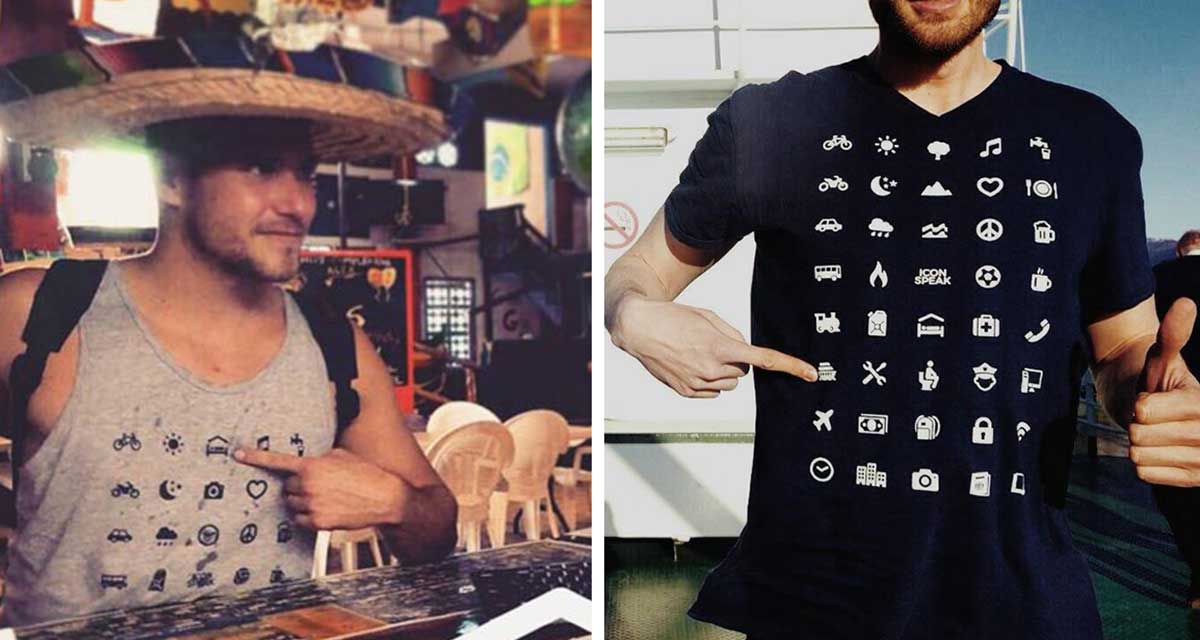 camiseta para viajar