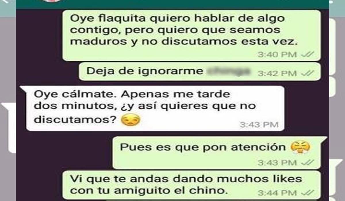 Exploto De Celos Y Decidio Enfrentar A Su Novia Por Whatsapp Pero Ella Le Confeso Una Dura Verdad Upsocl