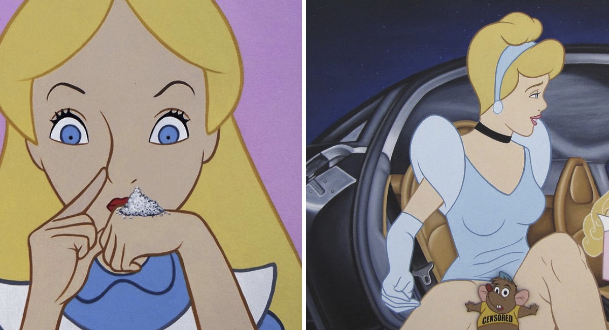 23 ilustraciones muestran qué pasaría si caricaturas de disney