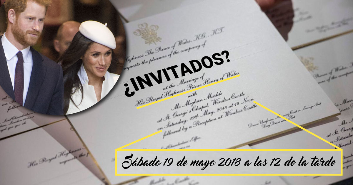 Desmenuzamos la invitación recién salida del horno de la boda del año. El  “dress code” da que hablar | Upsocl
