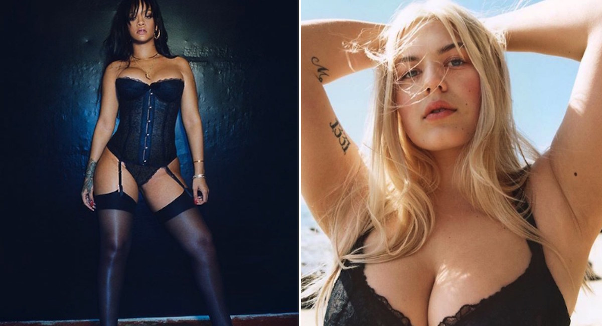 Rihanna incluye todas las formas y tamaños en su nueva línea de ropa  interior. Sólo falta un detalle | Upsocl