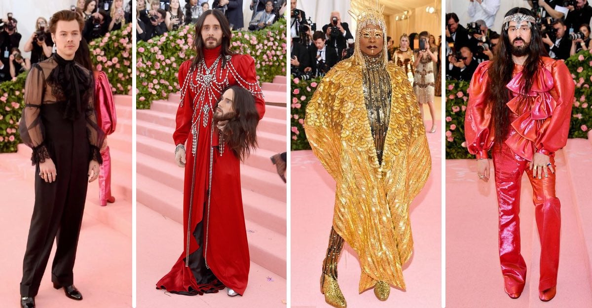 La excéntrica moda de hombres usando vestidos de mujer es toda una  realidad. Y vaya que se ven bien | Upsocl