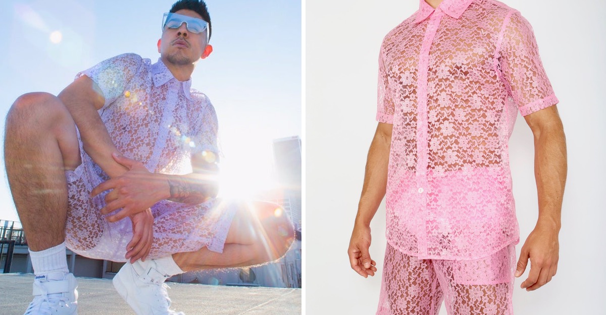 ropa de encaje para hombres