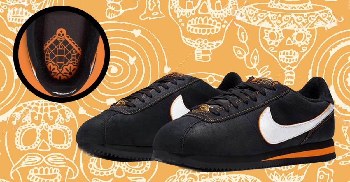 nike cortez dia de muertos