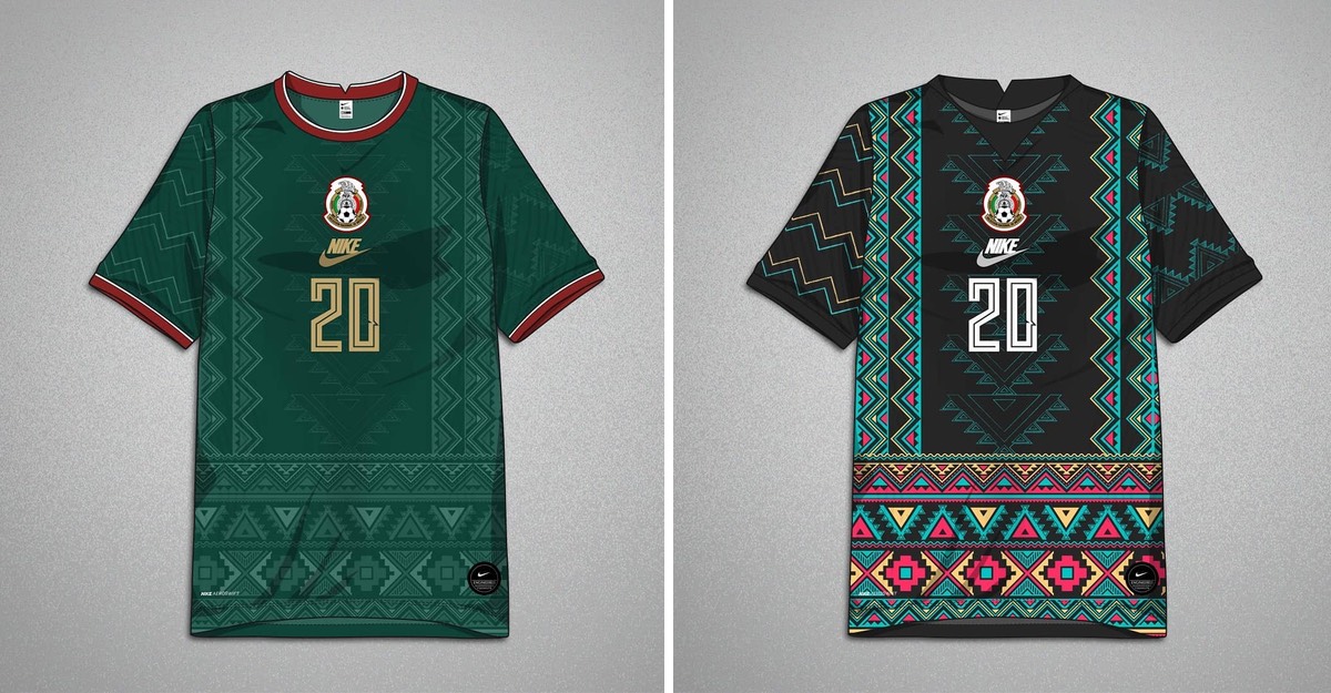Crean camisetas de la selección mexicana inspiradas en los zapotecas. Unen  cultura, deporte y diseño | Upsocl