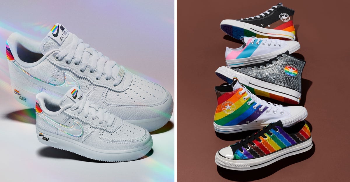 Nike y Converse lanzaron sus modelos del orgullo LGBTQ+. 13 fotos de estos  brillantes tenis arcoíris | Upsocl
