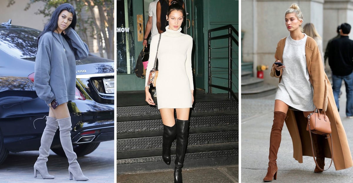 12 veces que las celebs derrocharon estilo con sus botas XL. J-Lo las usó  como pantalones | Upsocl