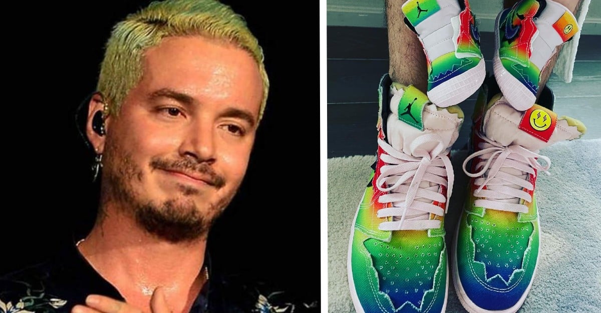 J Balvin regaló zapatillas originales a niño que molestaron por usar  imitaciones. Valoró su humildad | Upsocl