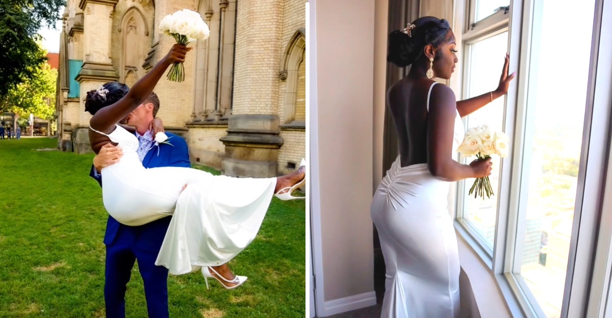 Mujer lució glamurosa en su boda con un vestido de tan solo 39 dólares:  “Nadie me cree lo que pagué” | Upsocl